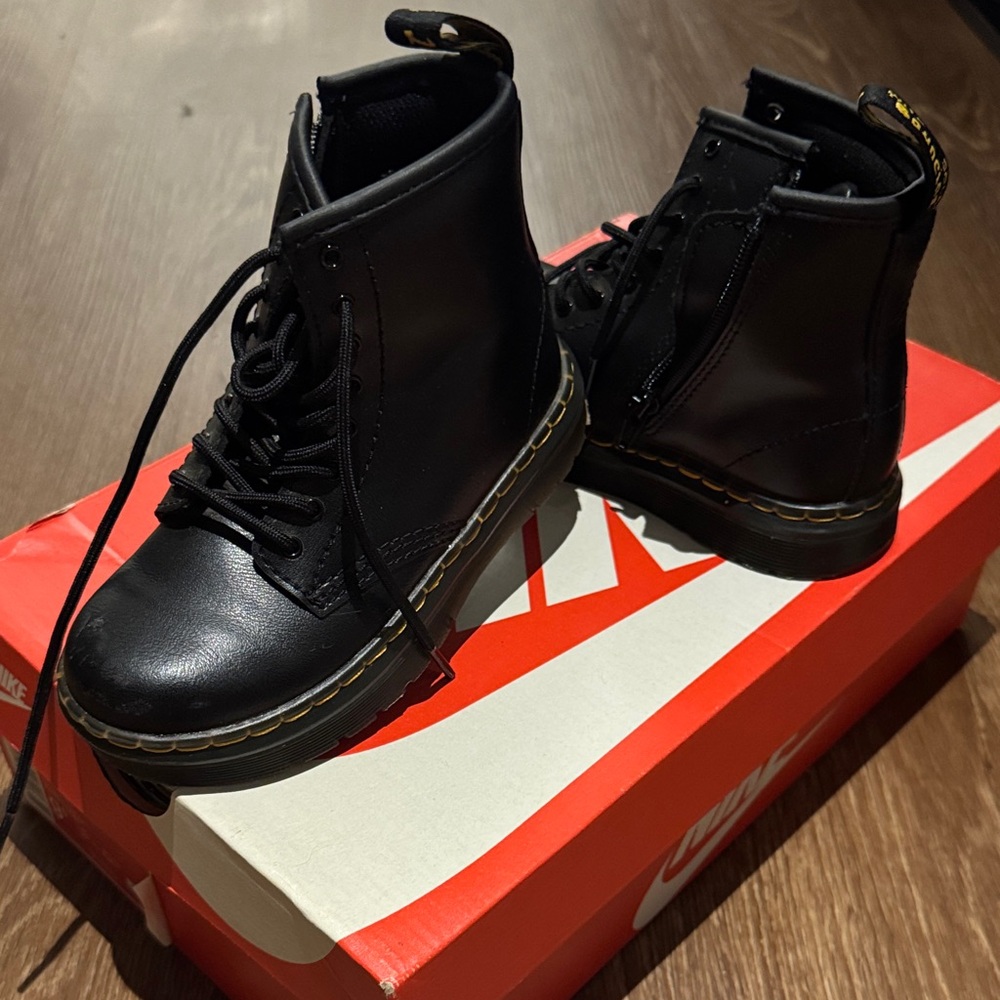 Black Leather Boots